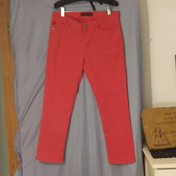 red denim jeans ladies